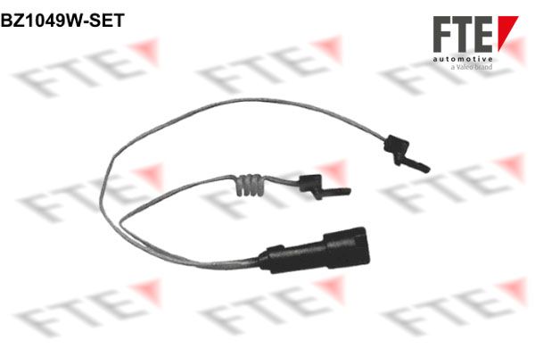предупредителен контактен сензор, износване на накладките FTE