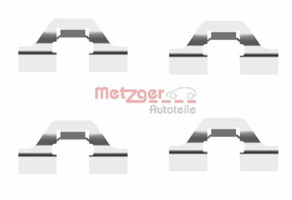 комплект принадлежности, дискови накладки METZGER