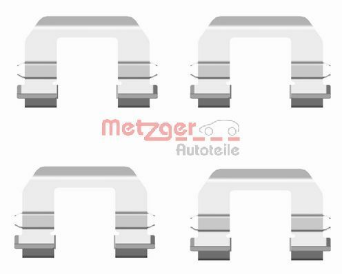 комплект принадлежности, дискови накладки METZGER