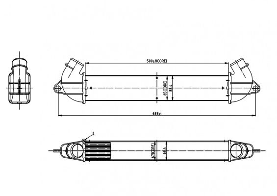 интеркулер (охладител за въздуха на турбината) HART