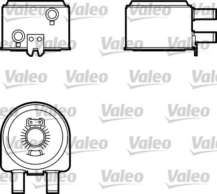 маслен радиатор, двигателно масло VALEO