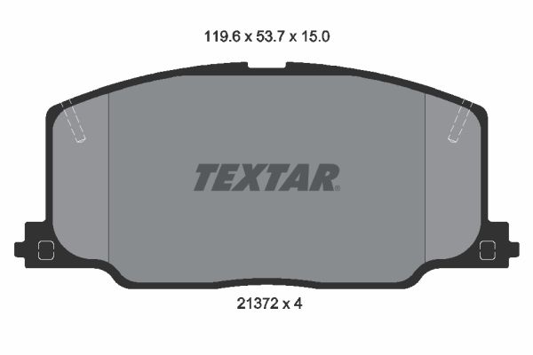предупредителен контактен сензор, износване на накладките TEXTAR