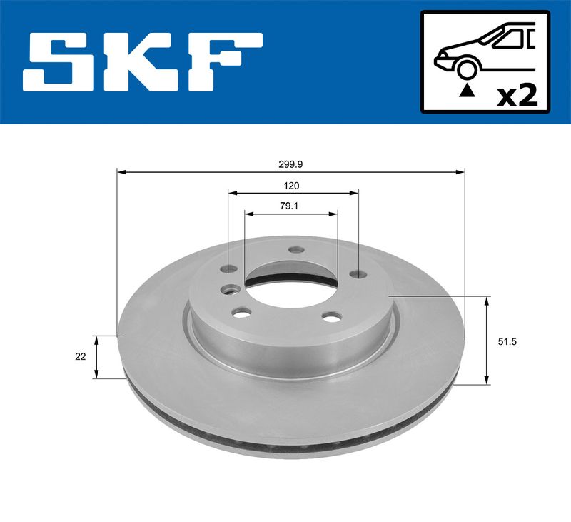 комплект спирачно феродо, дискови спирачки SKF