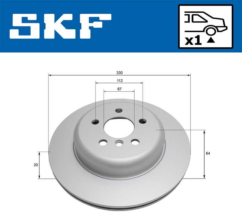 спирачен диск SKF