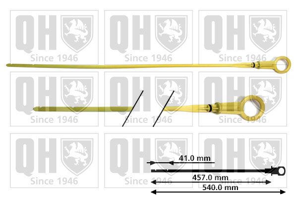 пръчка за измерване нивото на маслото QUINTON HAZELL