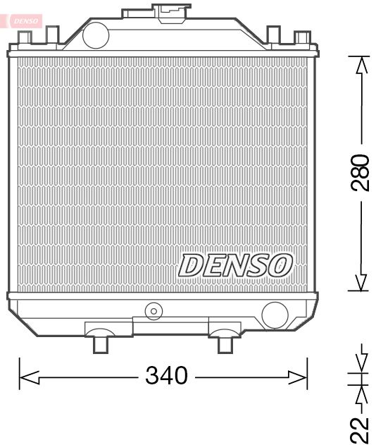 топлообменник, отопление на вътрешното пространство DENSO