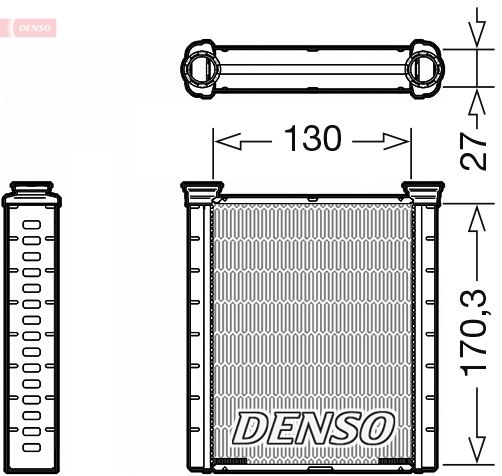 съпротивление, вентилатор за вътрешно пространство DENSO