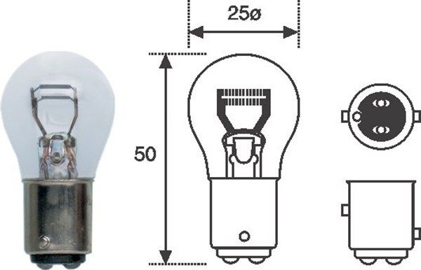 крушка с нагреваема жичка, светлини за парк/позициониране MAGNETI MARELLI