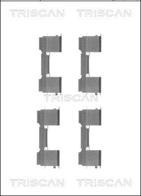 комплект принадлежности, дискови накладки TRISCAN
