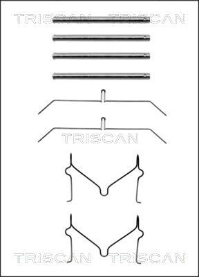 комплект принадлежности, дискови накладки TRISCAN