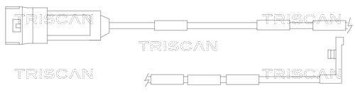 предупредителен контактен сензор, износване на накладките TRISCAN