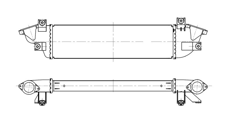 интеркулер (охладител за въздуха на турбината) NRF