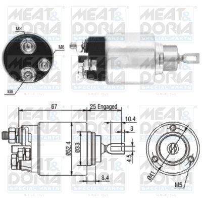 магнитен превключвател, стартер MEAT & DORIA