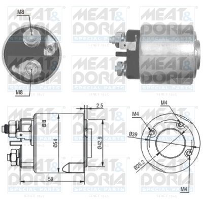 магнитен превключвател, стартер MEAT & DORIA