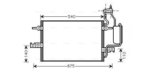 интеркулер (охладител за въздуха на турбината) AVA QUALITY COOLING