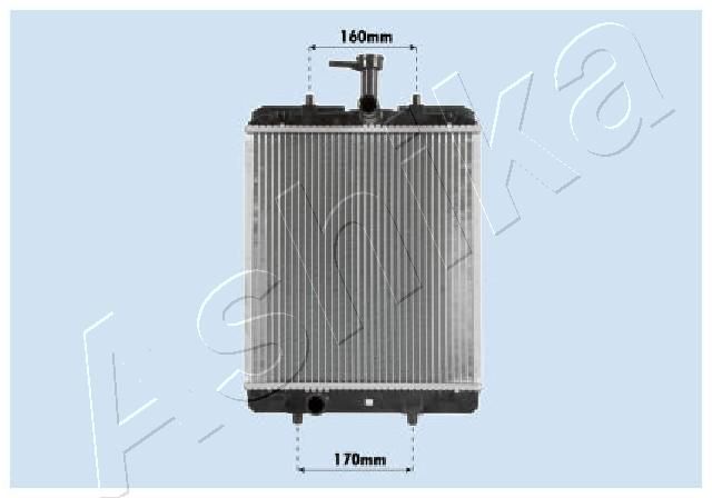 интеркулер (охладител за въздуха на турбината) ASHIKA
