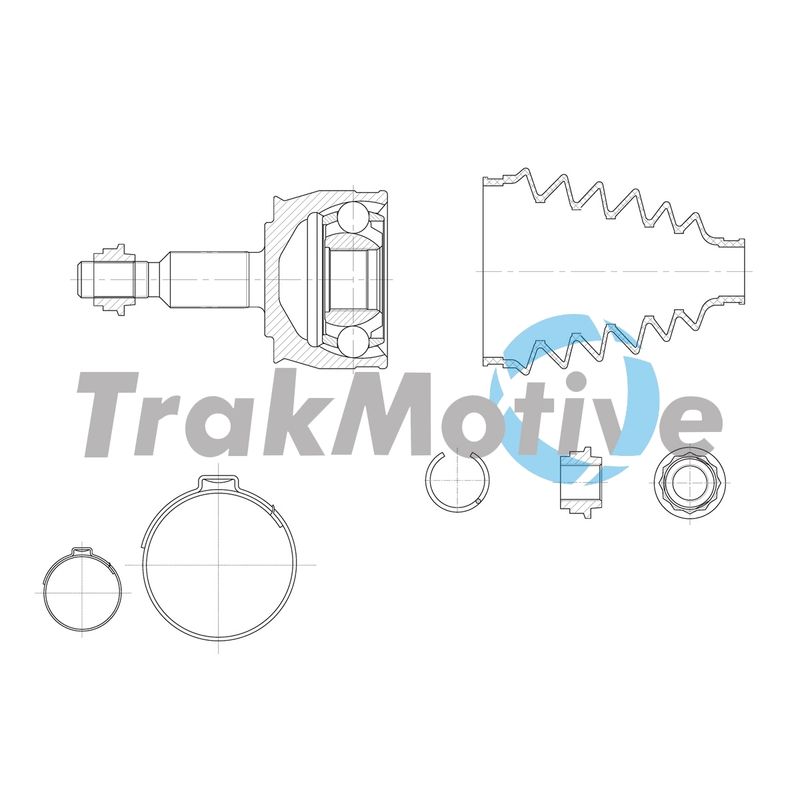 каре комплект, полуоска TrakMotive
