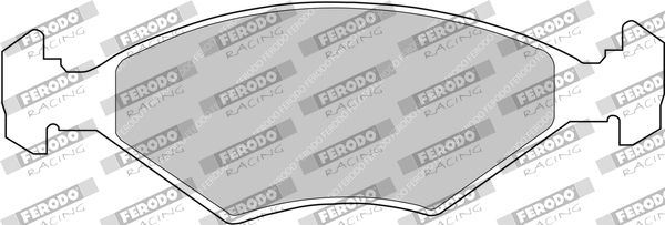 комплект спирачно феродо, дискови спирачки FERODO RACING