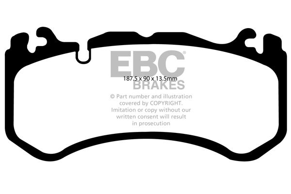 комплект накладки за високо натоварване EBC Brakes